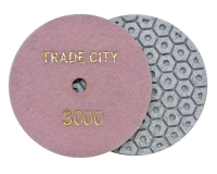 Алмазные гибкие шлифовальные круги Гайка Pads 7-STEP D100 №3000